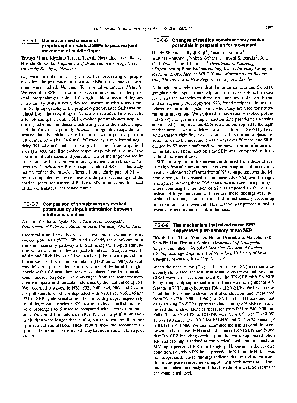 (PDF) PS-6-8 Changes of median somatosensory evoked potentials in ...