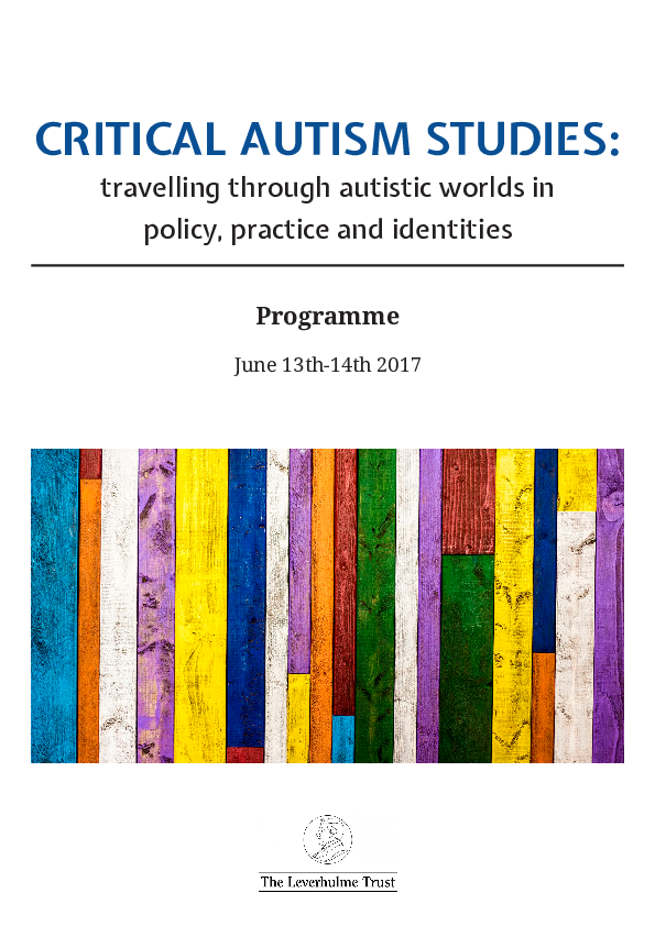 (PDF) 'Challenging 'challenging behaviour' and how it sticks to ...