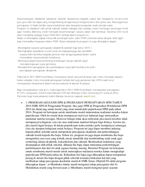 Doc Majlis Aku Janji Faizah Husin Academia Edu