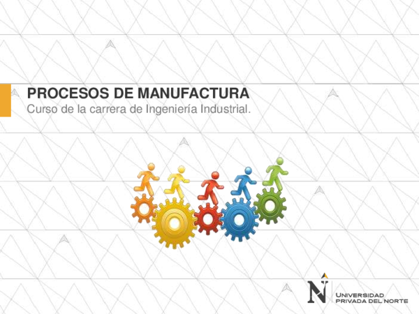 (PDF) PROCESOS DE MANUFACTURA