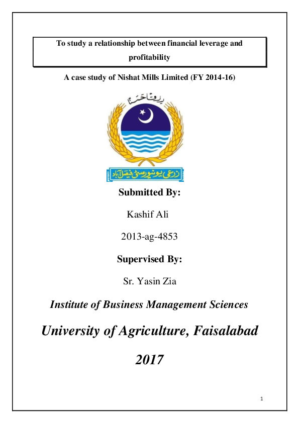 Impact of Financial Leverage on Firms