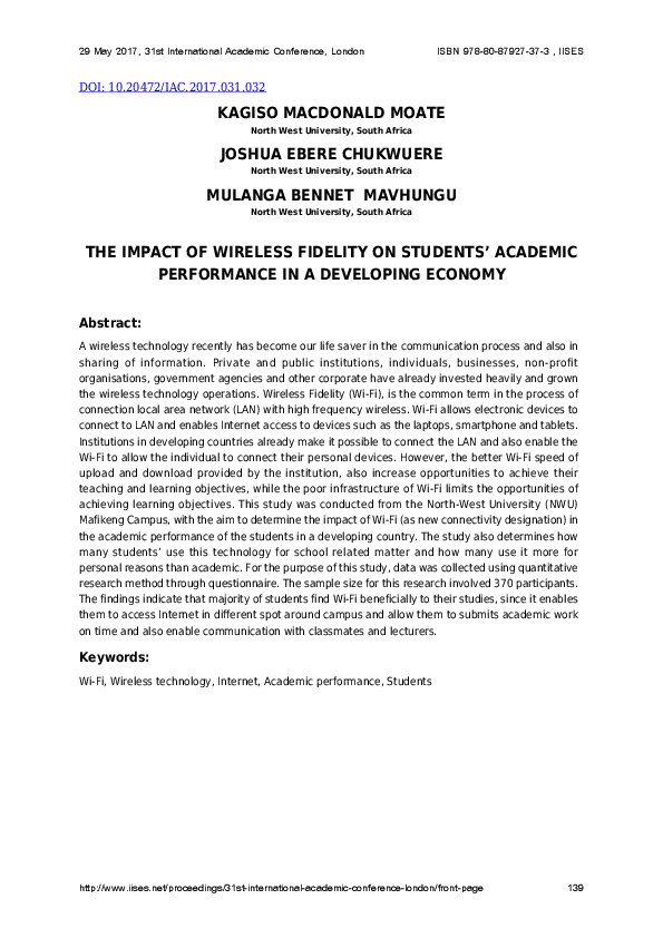 Wireless fidelity essay image