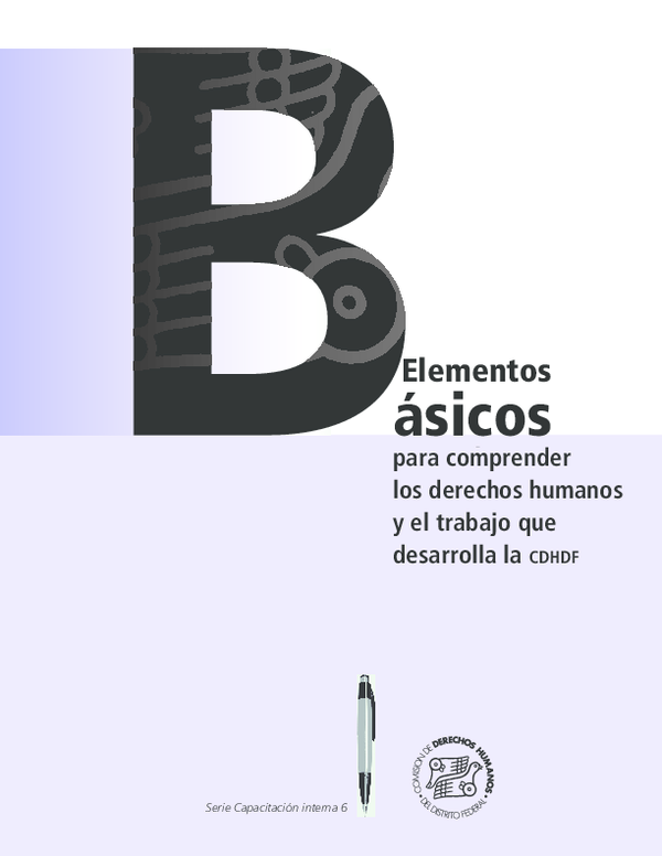 (PDF) Elementos Básicos para Comprender los Derechos Humanos y el ...