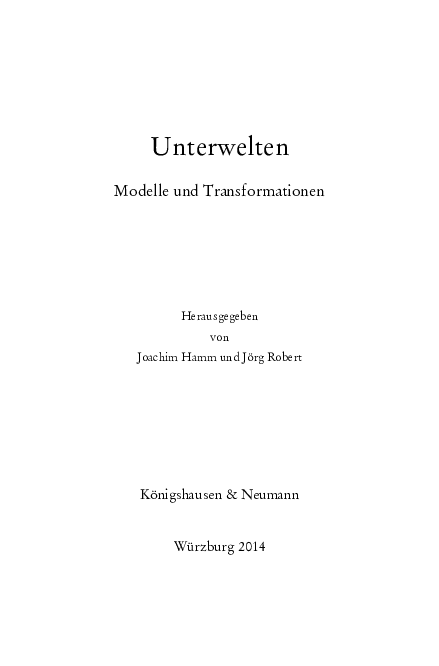 Pdf Die Poetik Des Ubergangs Erzahlen Von Der Unterwelt Im Eneasroman Heinrichs Von Veldeke Joachim Hamm Academia Edu