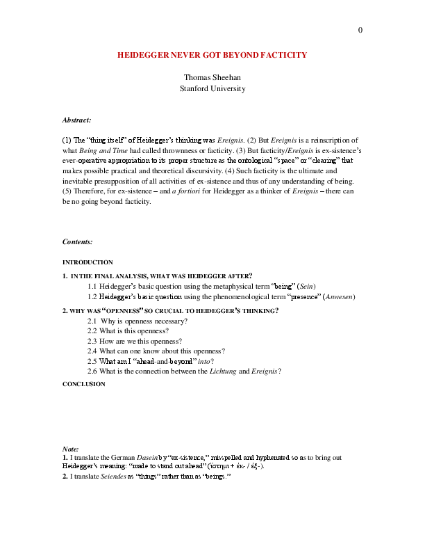 Heidegger the thing summary image