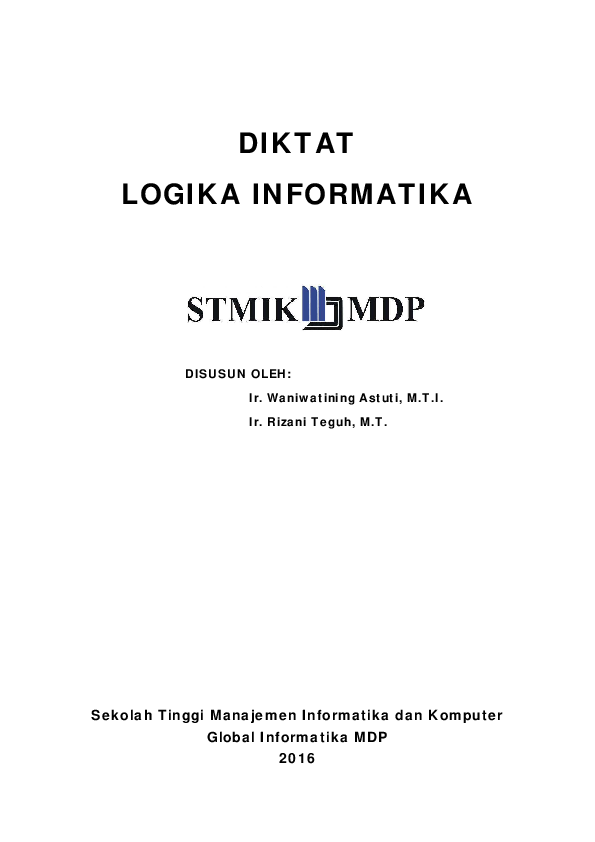(PDF) Sekolah Tinggi Manajemen Informatika dan Komputer Global ...
