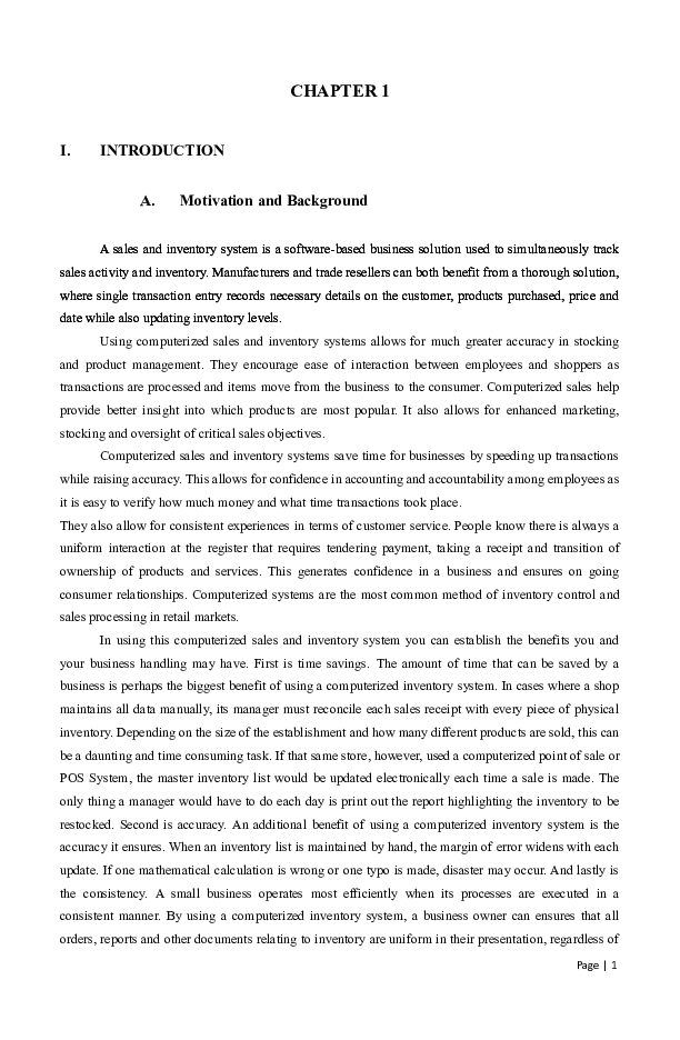 Inventory management system research paper image