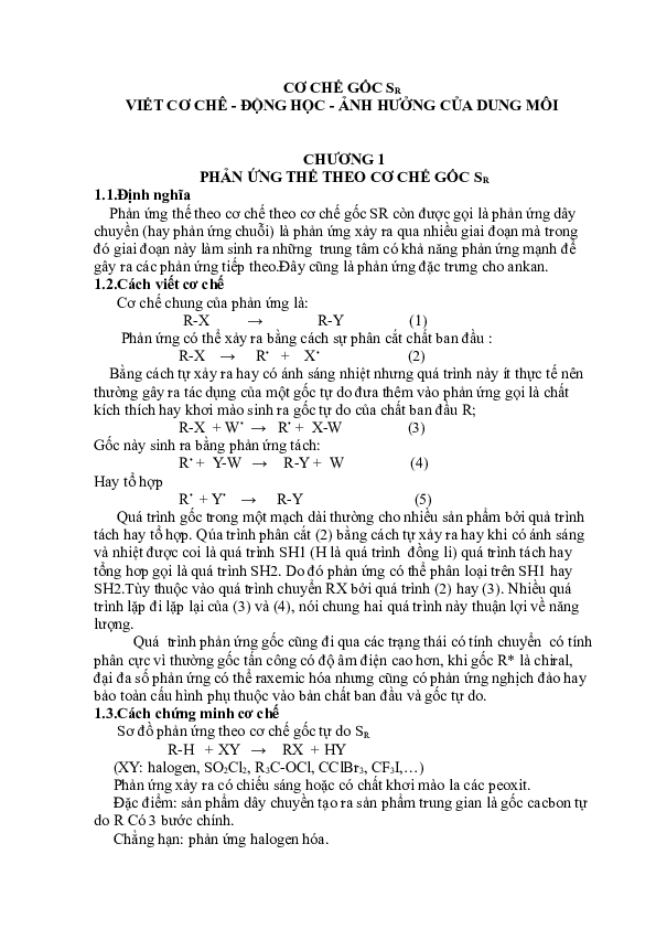 First page of “CƠ CHẾ GỐC SR”