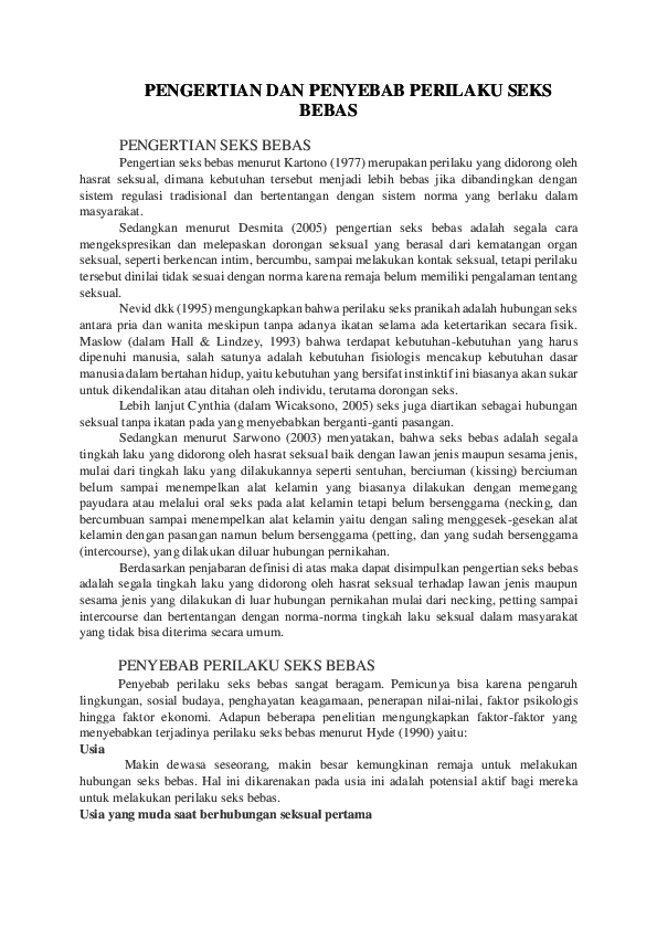 Essay seks bebas 03 picture