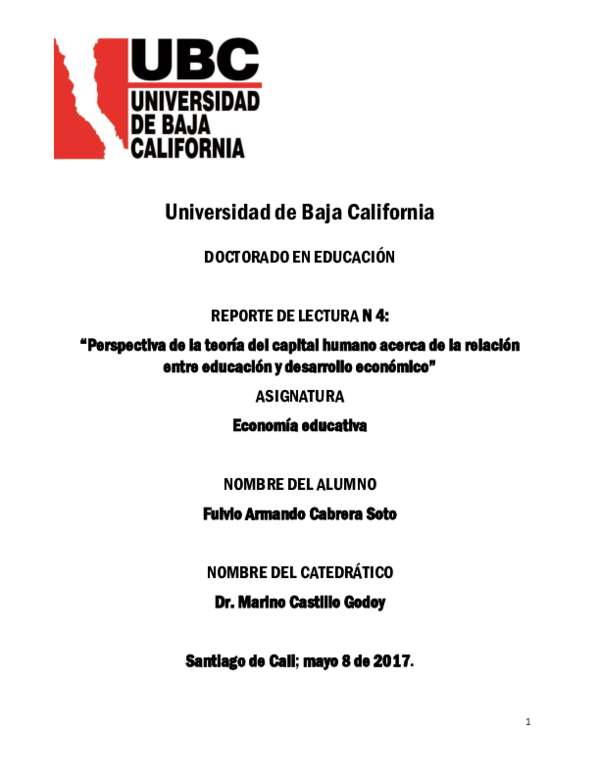 (DOC) Universidad de Baja California EL CAPITAL HUMANO COMO POTENCIADOR ...