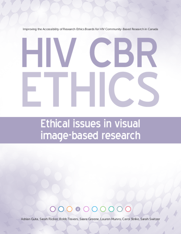 (PDF) HIV CBR Ethics Brief #4: Ethical issues in image-based visual ...
