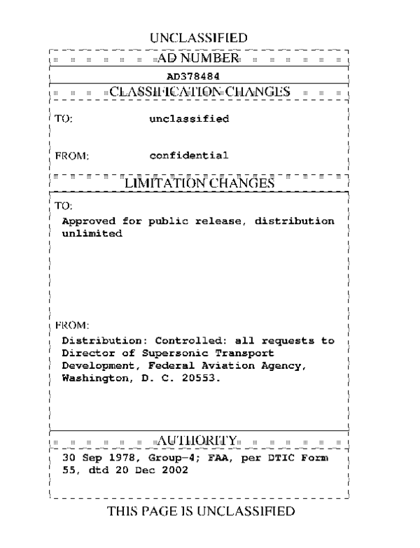 (PDF) AD NUMBER CLASSIFICATION CHANGES