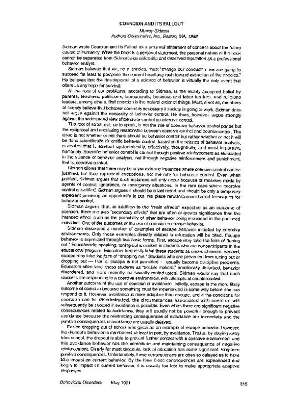 (PDF) Coercion and its fallout A book review.pdf David B Center