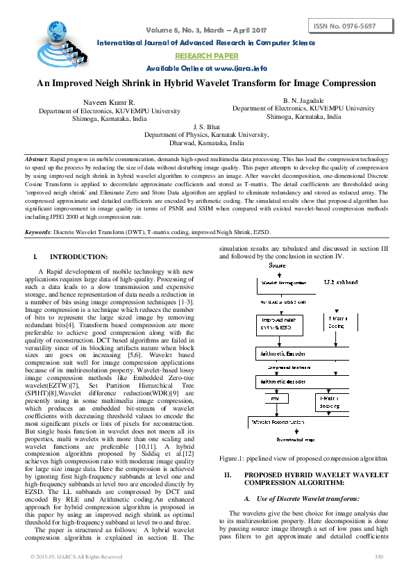 (PDF) An Improved Neigh Shrink in Hybrid Wavelet Transform for Image ...