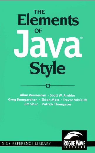 (PDF) The Elements Of Java Style R