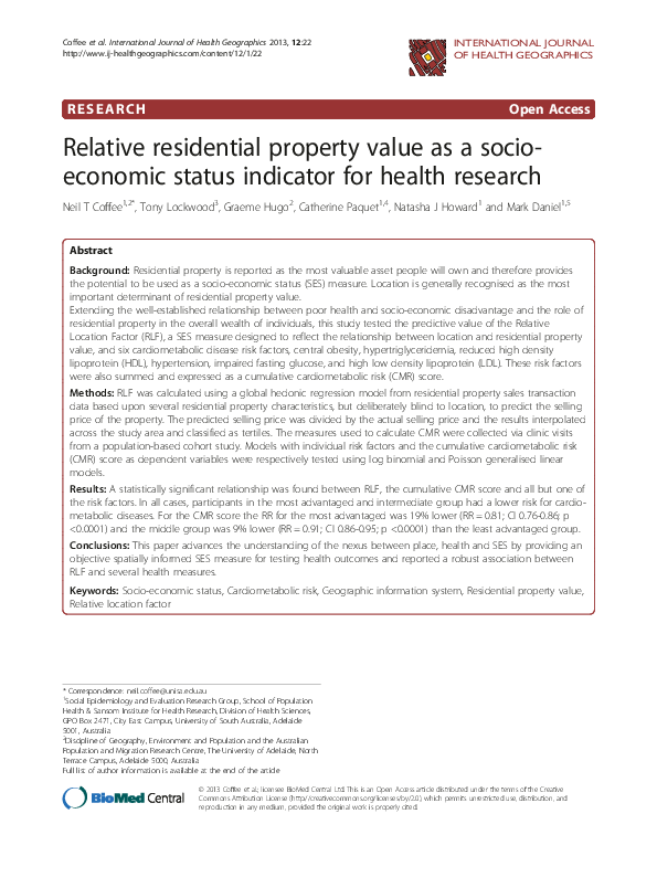 Research paper about socio economic status picture
