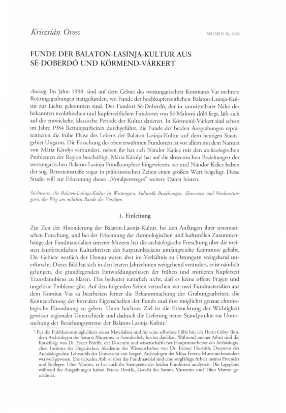 Datieren verschiedener Kulturen