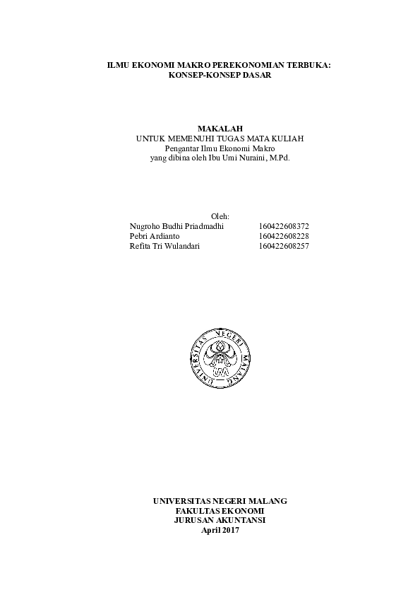 Doc Makalah Makro Adeeva Afsheen Academia Edu