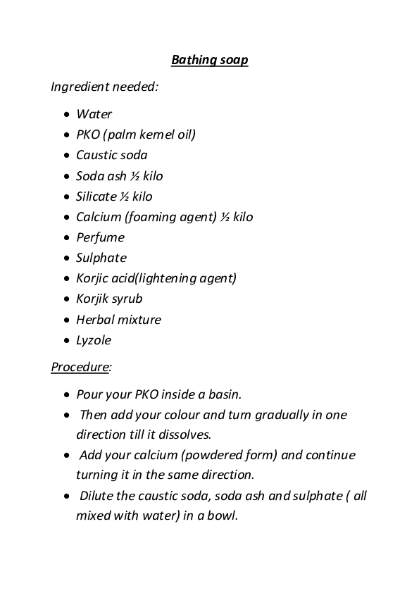(DOC) Bathing soap mipan reuben Academia.edu