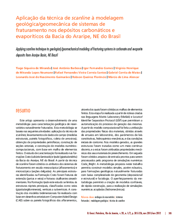 (PDF) Applying scanline technique to geological/geomechanical modeling ...