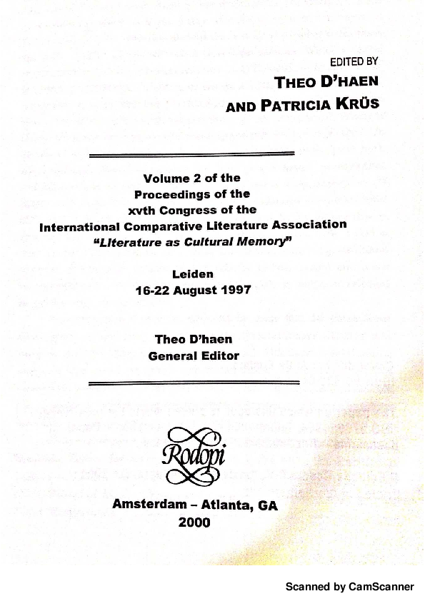 (PDF) “‘Rester au pays natal’ Derek Walcott’s 'Omeros' and Édouard