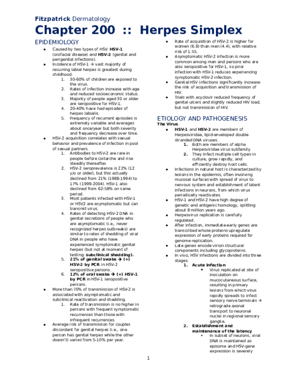 (DOC) Herpes Simplex