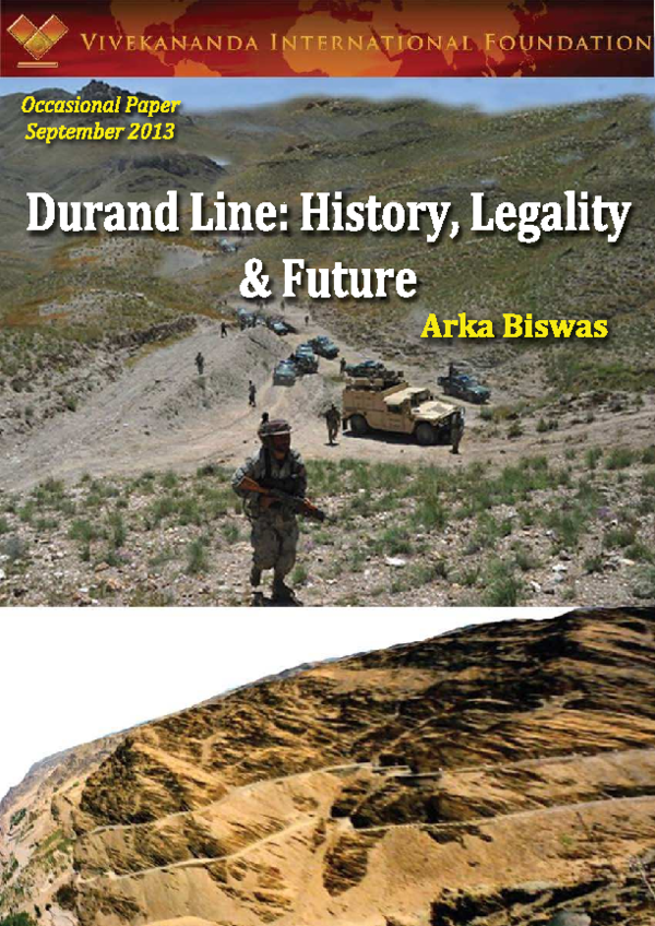 (PDF) Durand Line History Legality Future Final Salman Ahmad