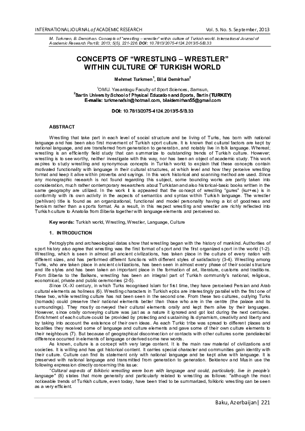 PDF) 12-2013(25B-33), WRESTLİNG-Wrestler.pdf | Mehmet Türkmen ...