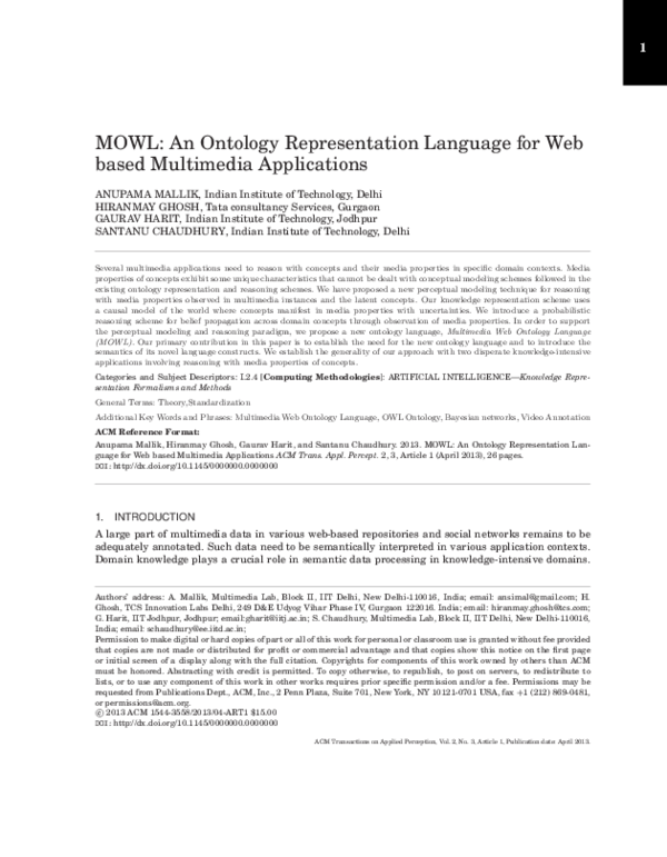 (PDF) Mowl