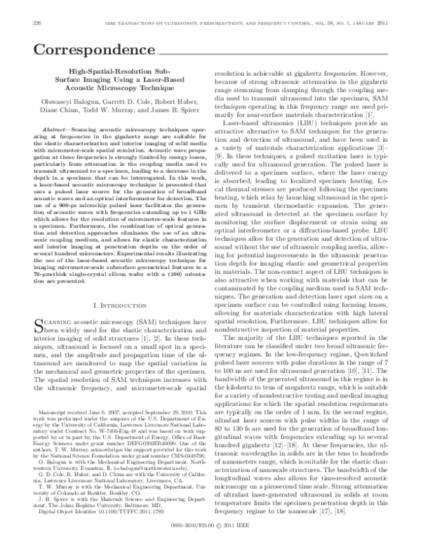 (PDF) High-spatial-resolution sub-surface imaging using a laser-based ...