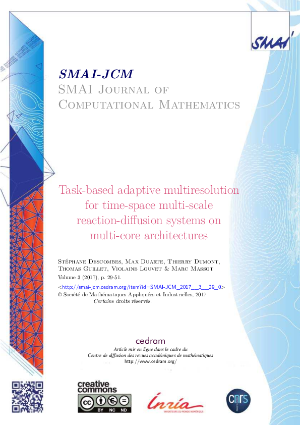  pdf adaptive multiresolution schemes for reaction diffusion systems