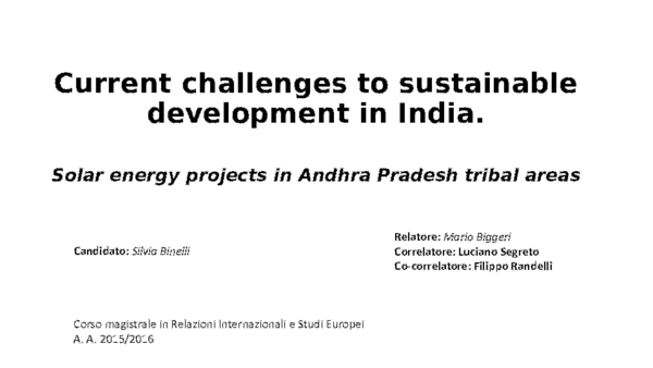 (PPT) current challenges to sustainable development in India ...