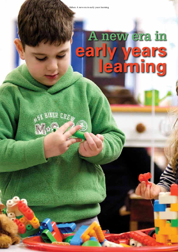 (PDF) A new era in early years learning Bridie Raban Academia.edu
