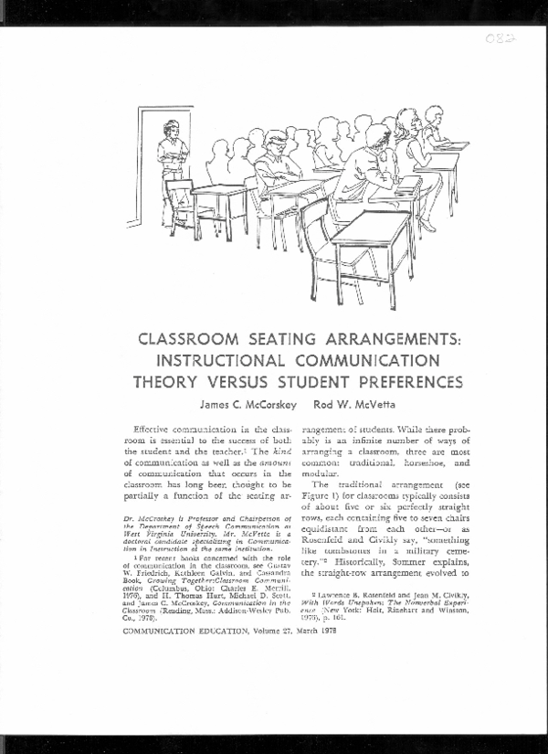 Classroom Seating Arrangements Pdf Review Home Decor