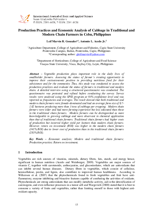Cabbage production pdf image