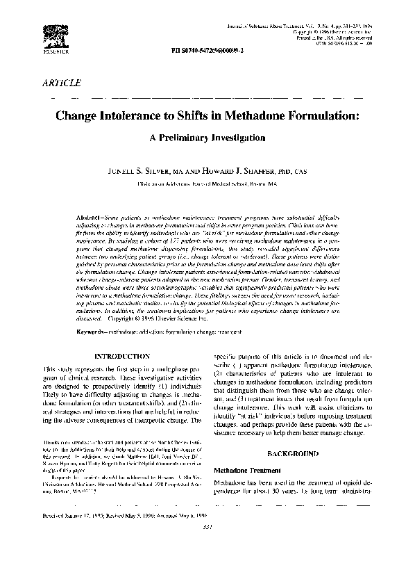 Methadone overview essay 05 image