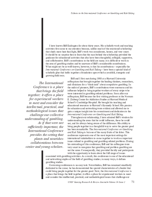 (PDF) Tribute - Howard J. Shaffer