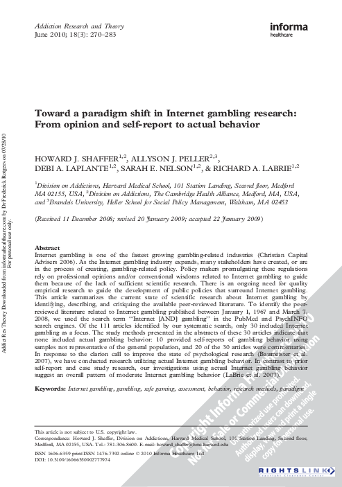 Types of gambling pdf picture