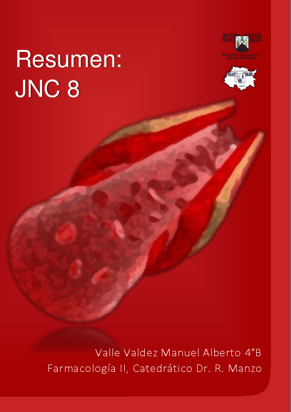 Pautas de hipertensión jnc 8 resumen