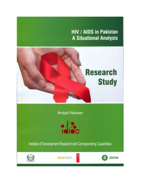 (PDF) HIV/AIDS in Pakistan - A Disaster in the Making