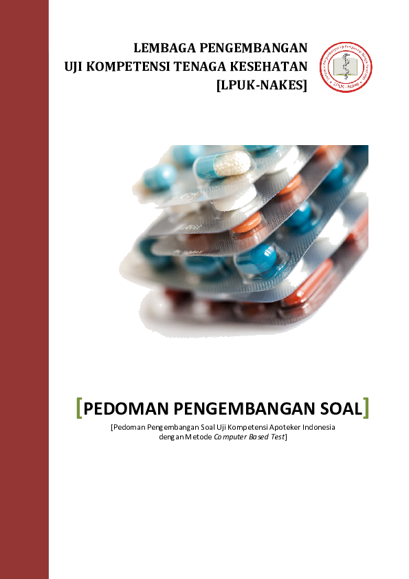 Pdf Pedoman Pengembangan Soal Uji Cbt Farmasi Noorma Choirunnisa Academia Edu