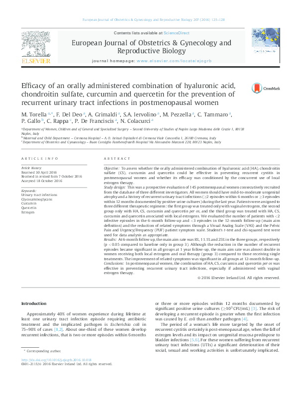 (PDF) Efficacy of an orally administered combination of hyaluronic acid