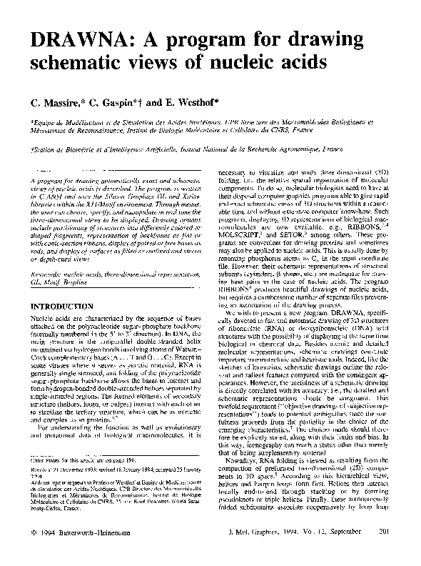 (PDF) DRAWNA: a program for drawing schematic views of nucleic acids