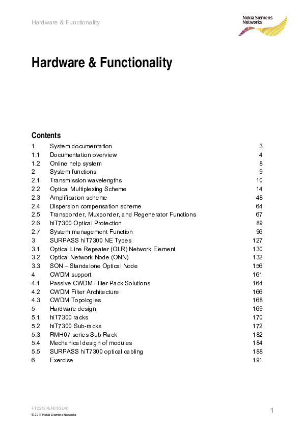 (PDF) Hardware & Functionality