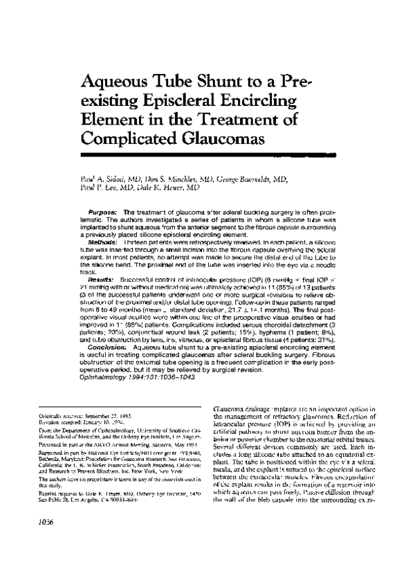 (PDF) Measurement of Rabbit Intraocular Pressure with the Tono-Pen