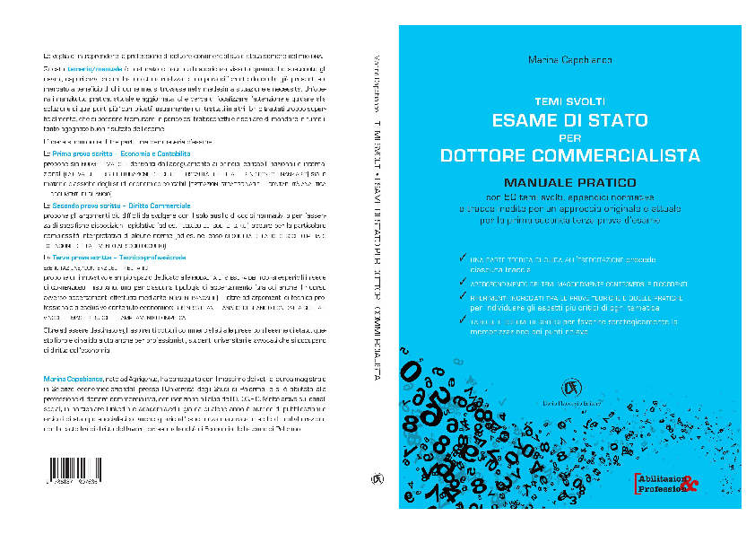 (PDF) Temi svolti esame di Stato dottore commercialista