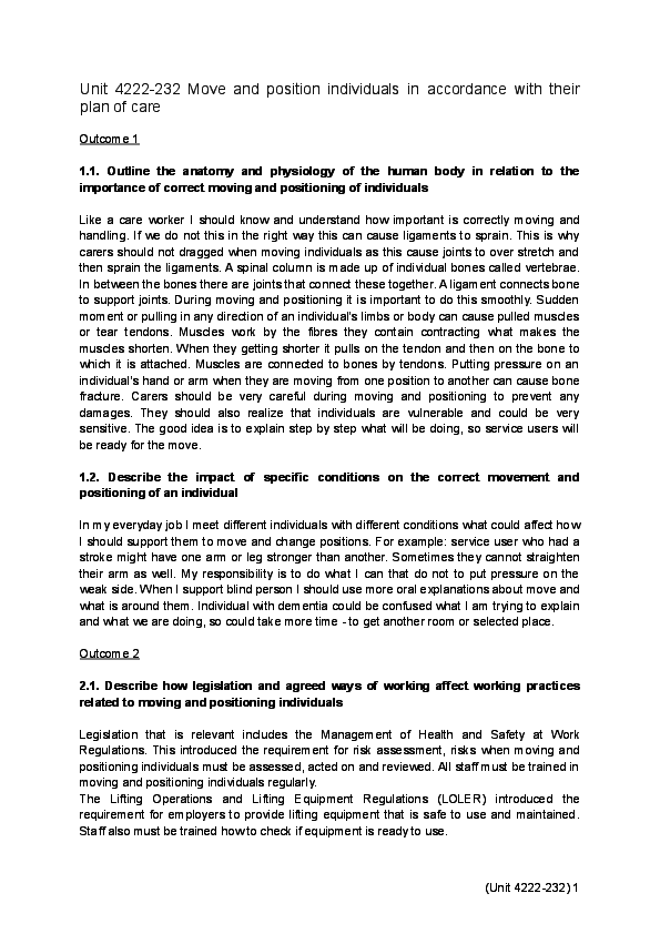 Unit 232 essay image