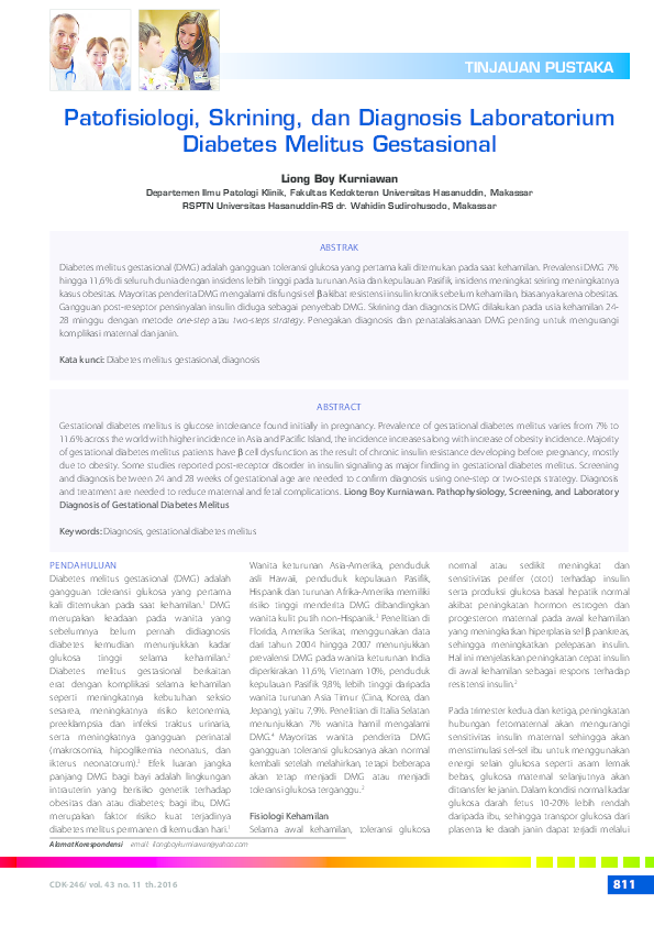 patofisiologi diabetes gestacional pdf995 patofisiologi diabetes gestacional pdf995