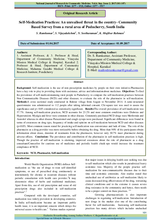 Self medication practices in a rural filipino community essay picture