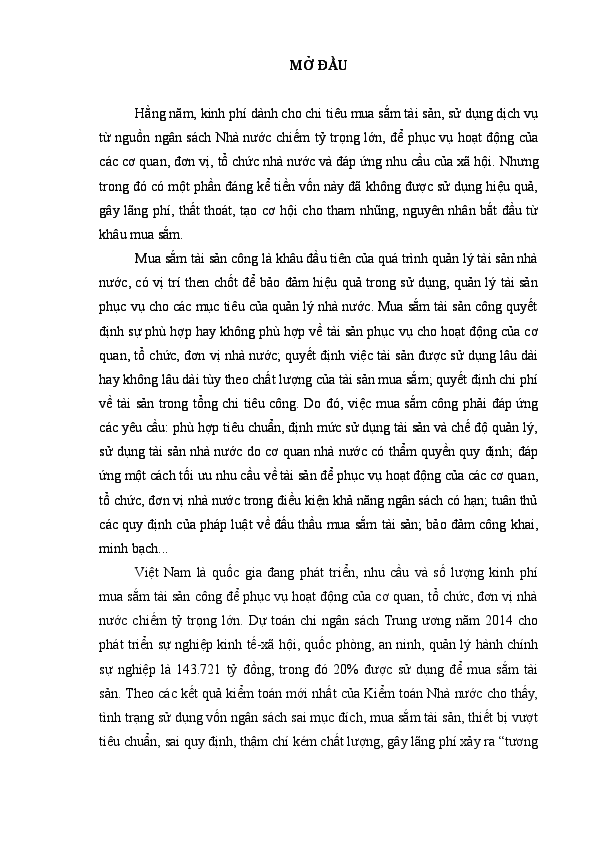 First page of “Tiểu luận cuối khóa”